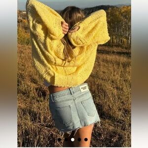 BNWT Dairy Boy Bambi Mini Skirt - Light Wash